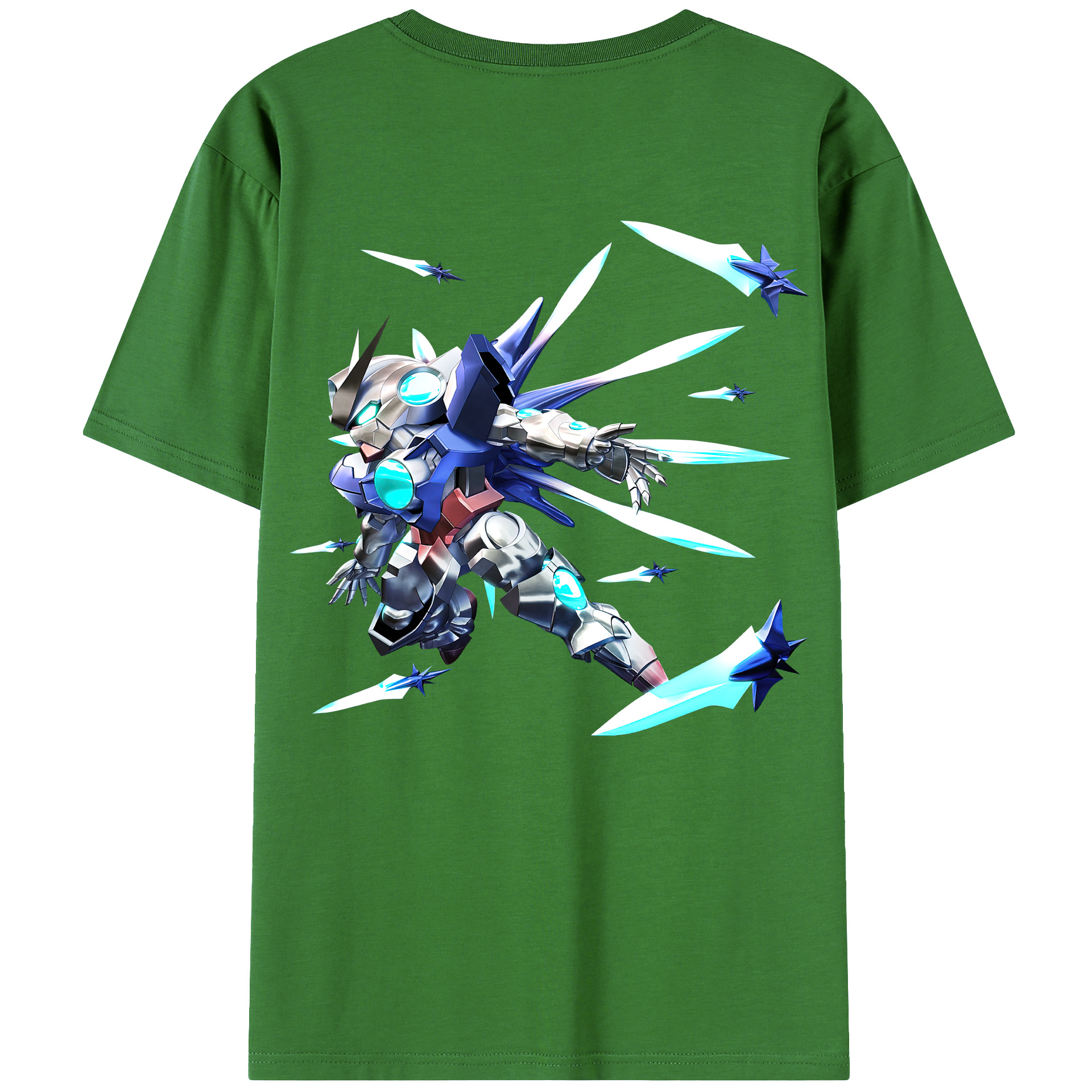 （画像用） 機動戦士ガンダム Mobile Suit Gundam レディース半袖Tシャツ(バックプリント)